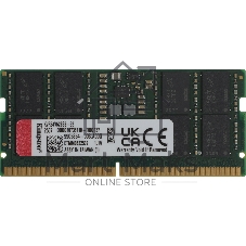 Оперативная память Kingston ValueRAM, DDR5, 32Gb (1x32Gb), 6400MHz, CL52, SO-DIMM
