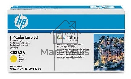 Картридж лазерный HP CE262A желтый для CLJ CP4025/CP4525 11000стр.