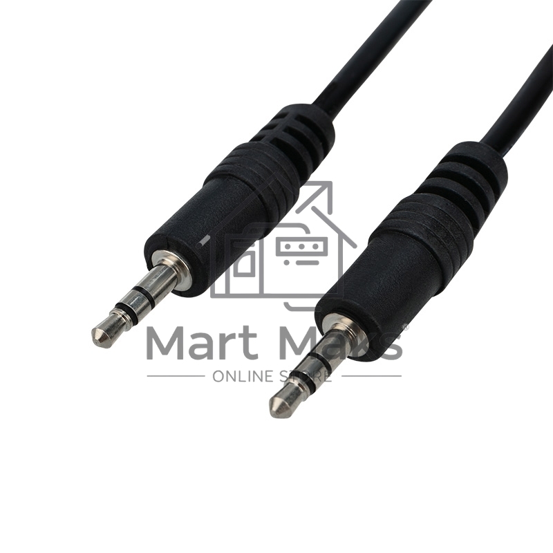 Шнур Rexant Стерео 3,5 мм штекер - Стерео 3,5 мм штекер, длина 0,5 метра