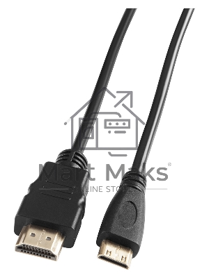 Кабель аудио-видео Buro mini-HDMI (m)/HDMI (m) 5м. черный (BHP-MINHDMI-5)