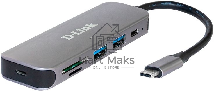 Разветвитель USB 2.0 D-Link DUB-2325 2порт. черный (DUB-2325/A1A)