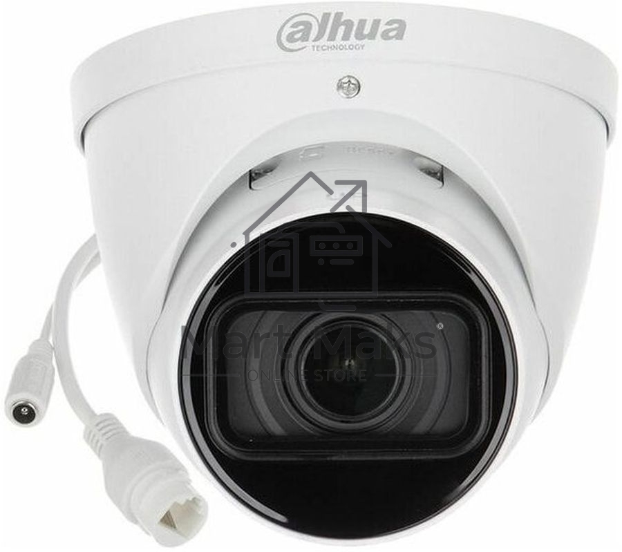 Уличная купольная IP-видеокамера DAHUA 4Мп; 1/3” CMOS; моторизованный объектив 2.8~12мм; механический ИК-фильтр; WDR(120дБ); чувствительность 0.03лк@F1.7; сжатие: H.265+, H.265, H.264+, H.264, MJPEG;