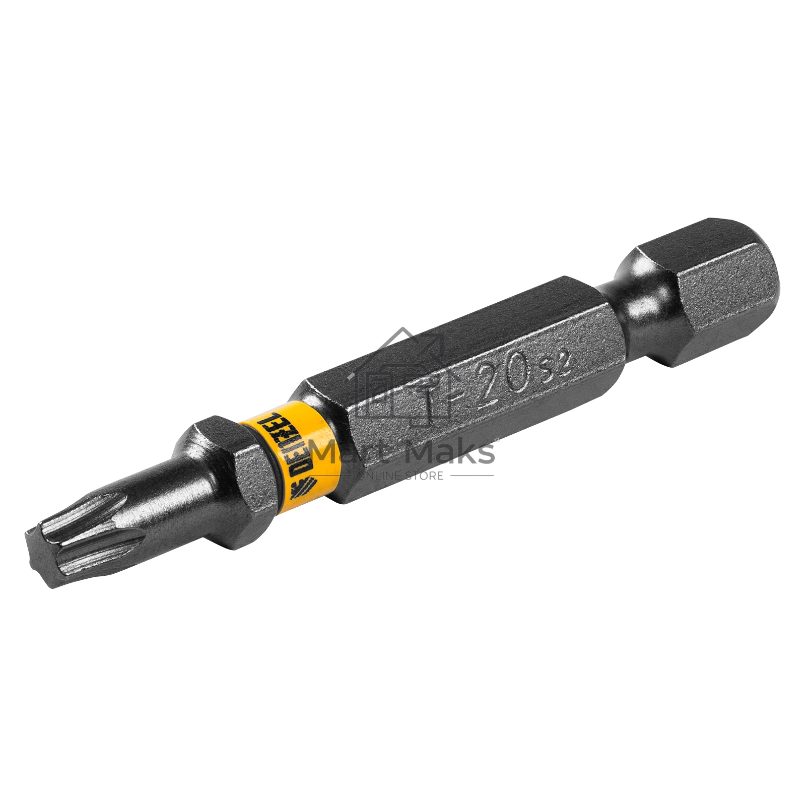 Набор бит TORX 20х50, сталь S2, шестигранный профиль, 10 шт. Denzel