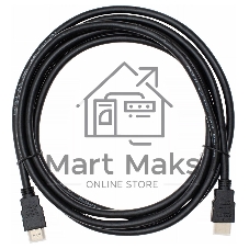Кабель аудио-видео Cactus CS-HDMI.1.4-3 HDMI (m)/HDMI (m) 3м. позолоченные контакты черный