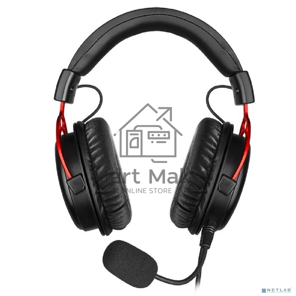 Игровые наушники SVEN AP-G1000MV с микрофоном черно-красные (mini jack O 3,5 мм (4 pin), 50 мм)