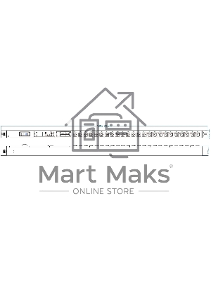 Блок распределения питания Powercom PDU-32AVMS24-14C3-10C9-1P
