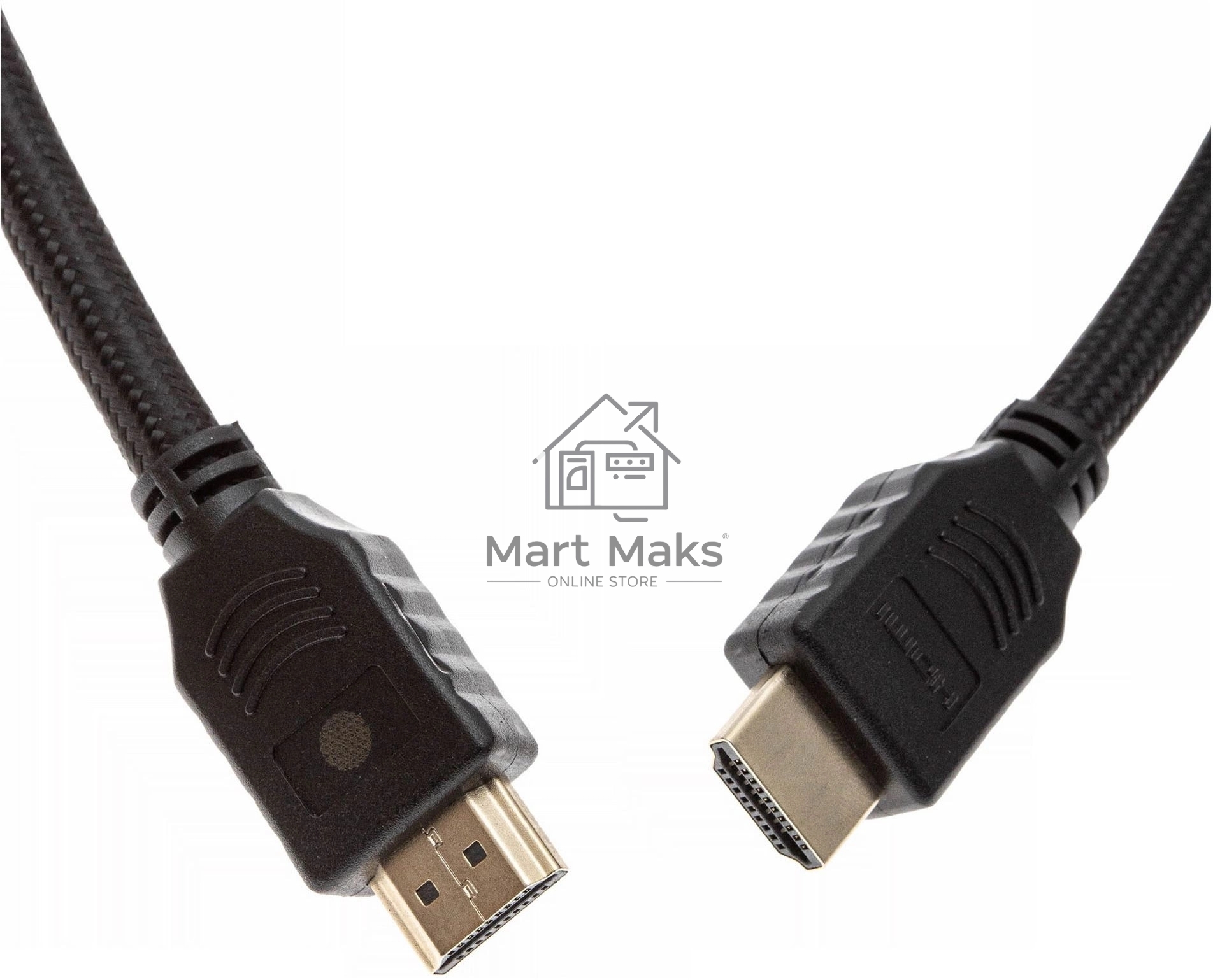 Кабель аудио-видео Cactus CS-HDMI.2-3 HDMI (m)/HDMI (m) 3м. Позолоченные контакты черный