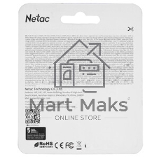 Флешка USB Netac U352 (NT03U352N-064G-32PN), 64Gb, USB 3.0, R/W 110/50, серебристый