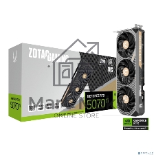 Видеокарта Zotac PCI-E 4.0 RTX 5070 Ti SOLID SFF OC NVIDIA GeForce RTX 5070TI 16Gb 256bit GDDR7 2482/28000 HDMIx1 DPx3 HDCP Ret