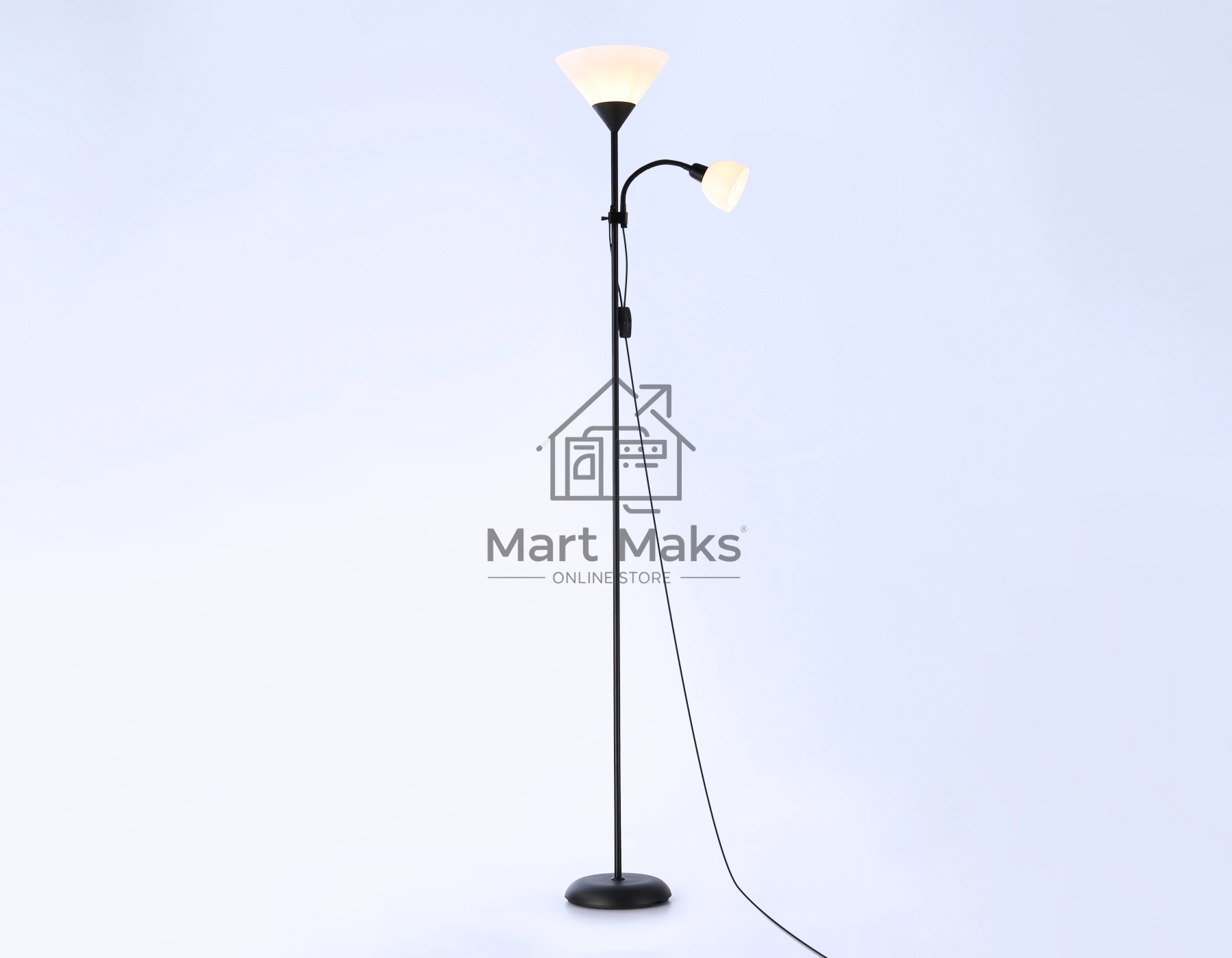 Светильник Ambrella light TR97629/2 BK черный E27+E14 max 40W D245/100*1770