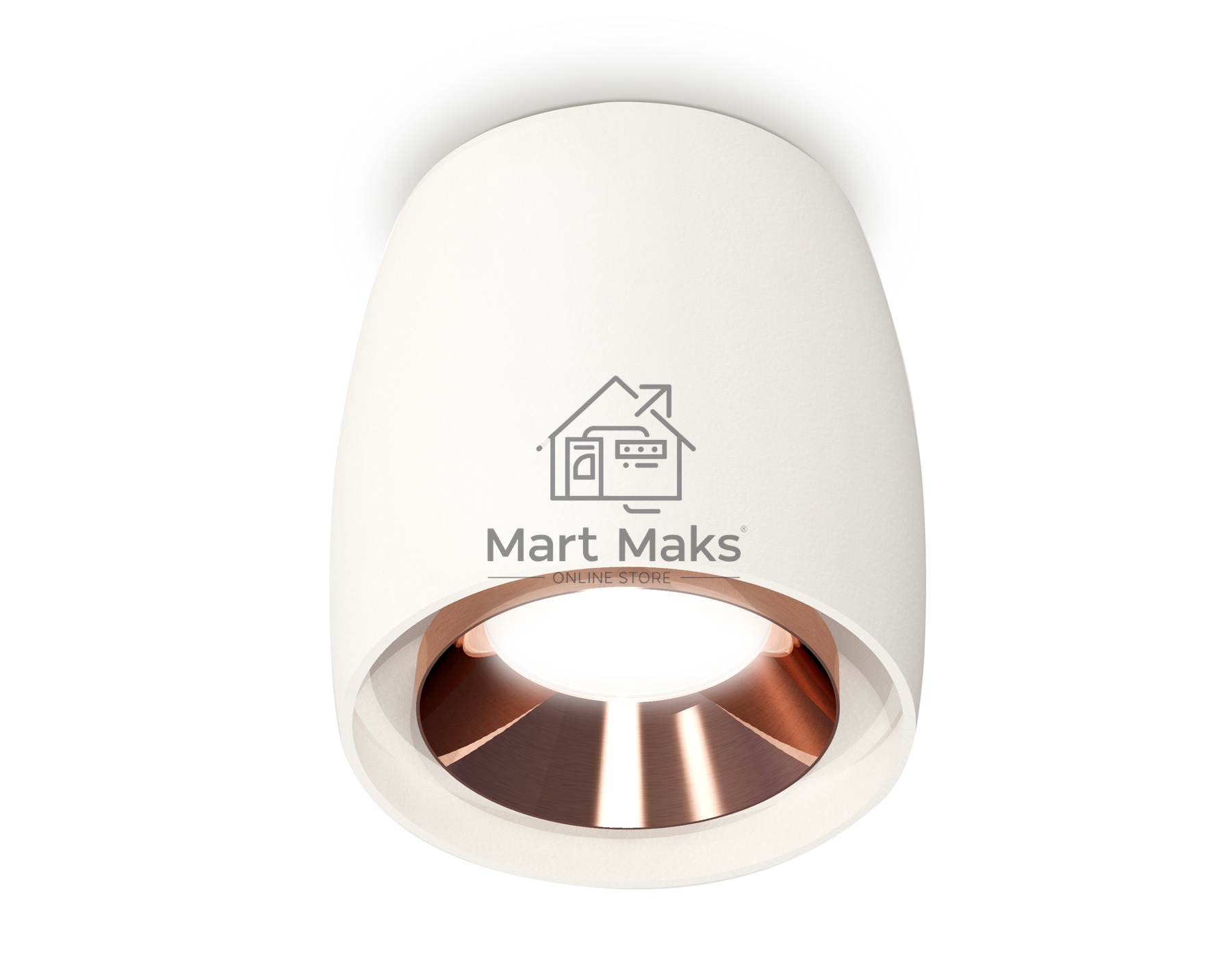 Светильник Ambrella Light XS1141005 SWH/PPG белый песок/золото розовое полированное MR16 GU5.3 (C1141, N7035)