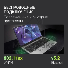 Ноутбук Digma Chronos Core 5 210H 16Gb SSD512Gb Intel Graphics 16