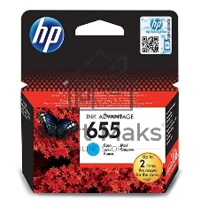 Картридж струйный HP 655 CZ110AE голубой для HP DJ IA 3525/4615/4625/5525/6525 (600 стр.)