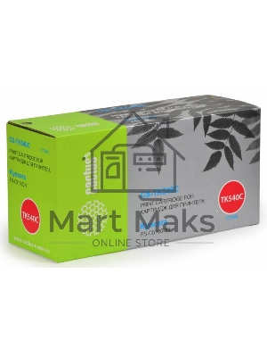 Картридж лазерный Cactus CS-TK540C голубой (4000 стр.) для Kyocera FS-C5100DN