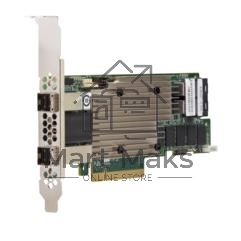 Контроллер MegaRAID 9480-8I8e SGL (05-50031-00), PCIe 3.1 x8 LP, SAS/SATA/NVMe, RAID 0,1,5,6,10,50,60, 16port(2 * int SFF8643 + 2 * ext SFF8644), 4GB Cache, 3516ROC