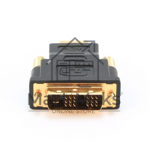 Адаптер (переходник) Gembird HDMI-DVI A-HDMI-DVI-1, 19M/19M, золотые разъемы, пакет