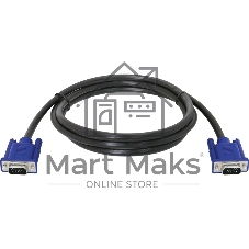 Кабель для монитора Defender SVGA HDDB15M M/M 1.8м BL BB340M-06