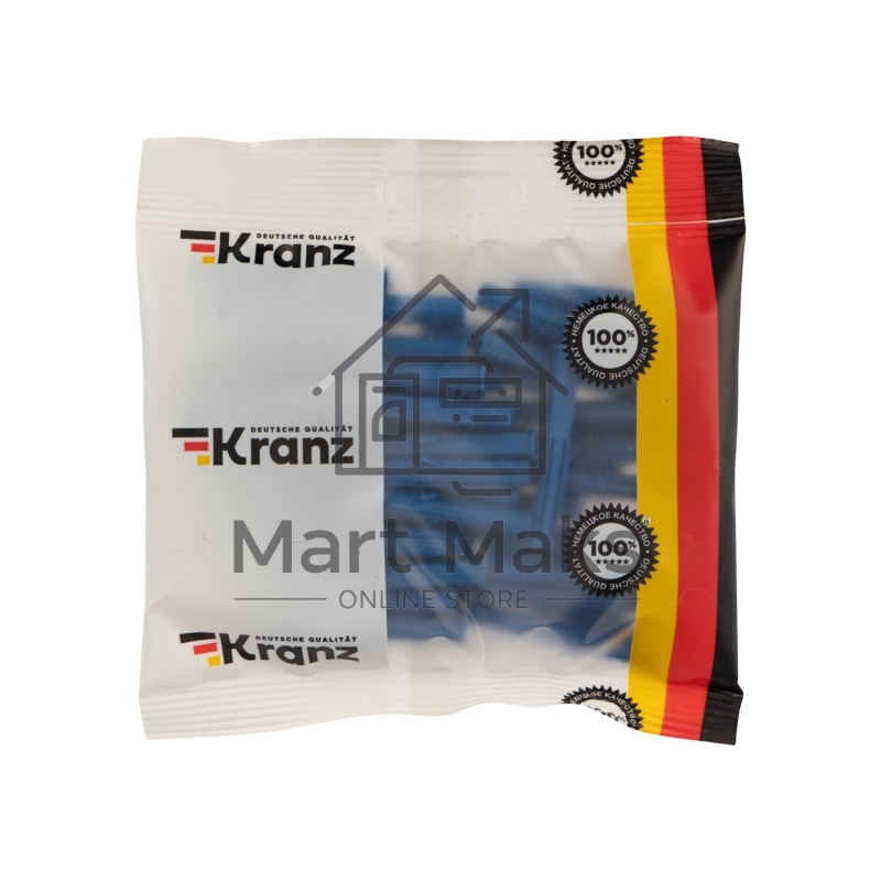 Дюбель распорный KRANZ 6х50, синий, пакет (50 шт./уп.)