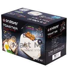Тостер Endever Skyline ST-106 бежевый, 850 Вт, 2 слота