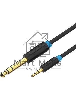 Кабель Vention аудио Jack 6,5 мм M/ 3,5 M - 5 м