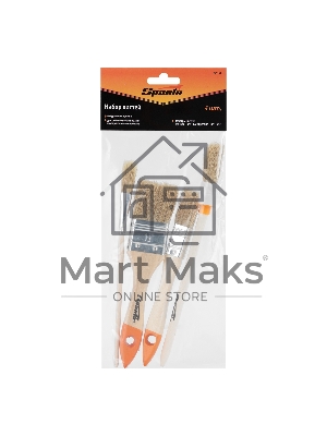 Набор кистей, 4 шт. (плоские 3/4