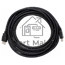 Кабель аудио-видео Cactus CS-HDMI.1.4-5 HDMI (m)/HDMI (m) 5м. позолоченные контакты черный