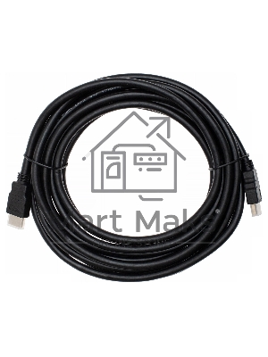 Кабель аудио-видео Cactus CS-HDMI.1.4-5 HDMI (m)/HDMI (m) 5м. Позолоченные контакты черный