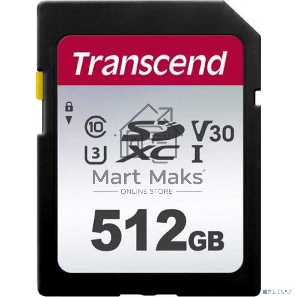 Карта памяти Transcend 512GB UHS-I U3 SD card