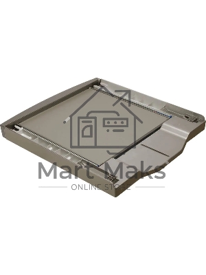 Соединительный элемент для сушильных машин Midea/ Соединительный элемент для сушильных машин Midea, выдвижная полка, максимальная нагрузка на полку 16 кг, серебристый