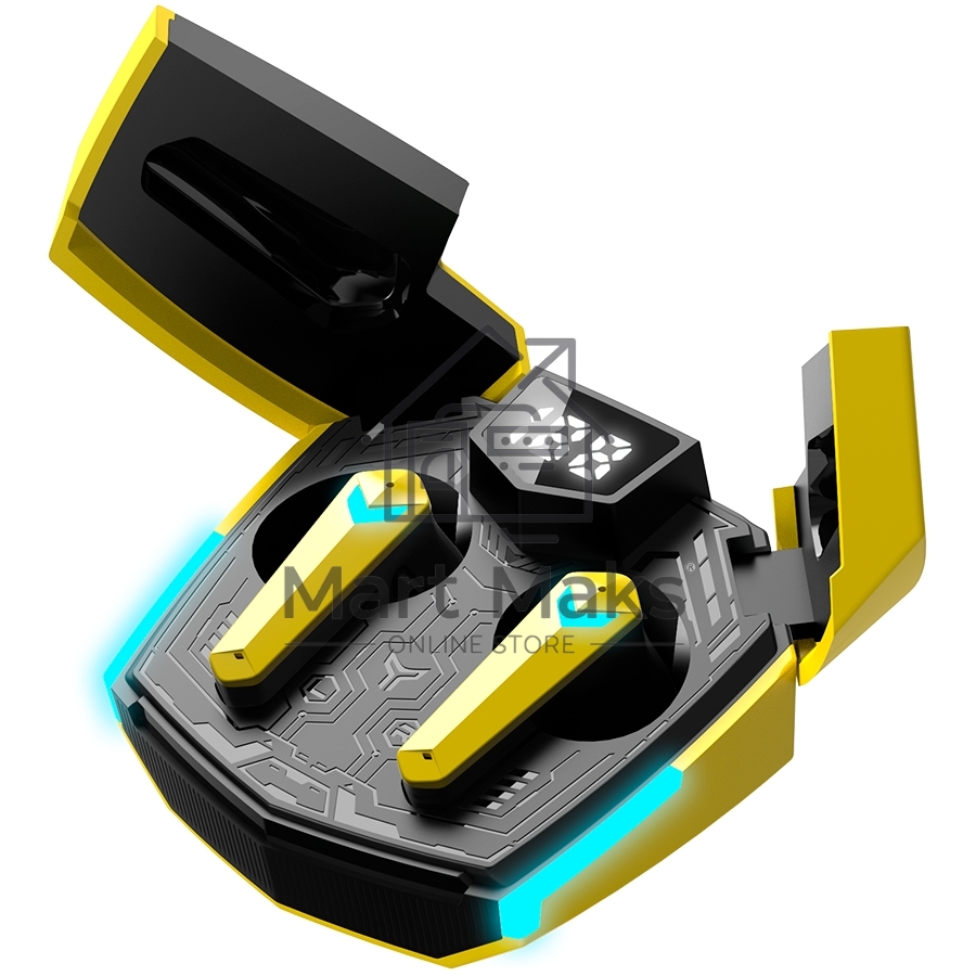 Наушники игровые CANYON headset Doublebee GTWS-2 Gaming Yellow