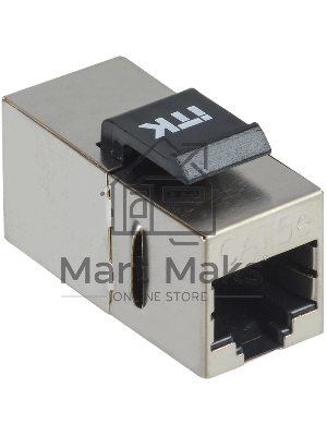 Проходной адаптер ITK CS7-1C5EF кат. 5E FTP RJ45-RJ45 Keystone Jack