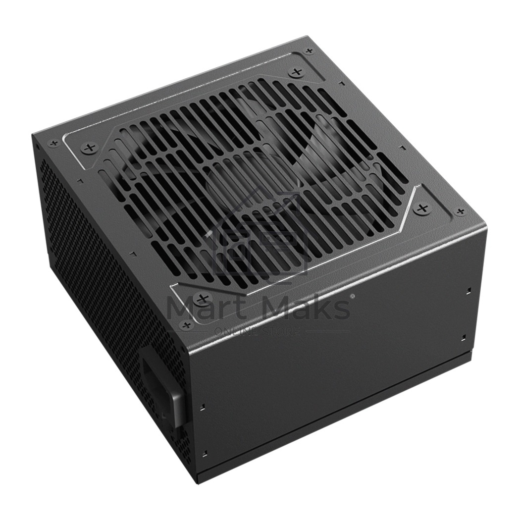 Блок питания PCCOOLER KF650, 650W 80 PLUS White (ATX, ATX 2.4, Non-modular, 1x24(20+4)pin 550mm, 1xCPU*2 8(4+4)pin 610+150mm, 2xPCIe 8(6+2)pin 510mm, 2xSATA*3+MOLEX4pin*1 450+150+150+150mm, Active, 120x120mm, 140x150x86mm, APFC, OVP, SCP, OPP (140-160%, 2