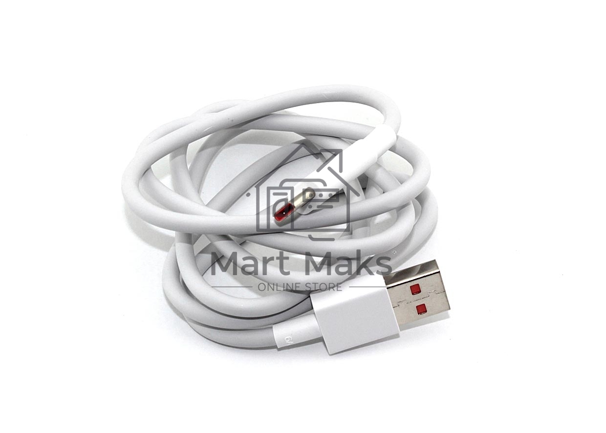 Кабель для зарядки Xiaomi 6A Type-C Fast Charging Data Cable 1m белый