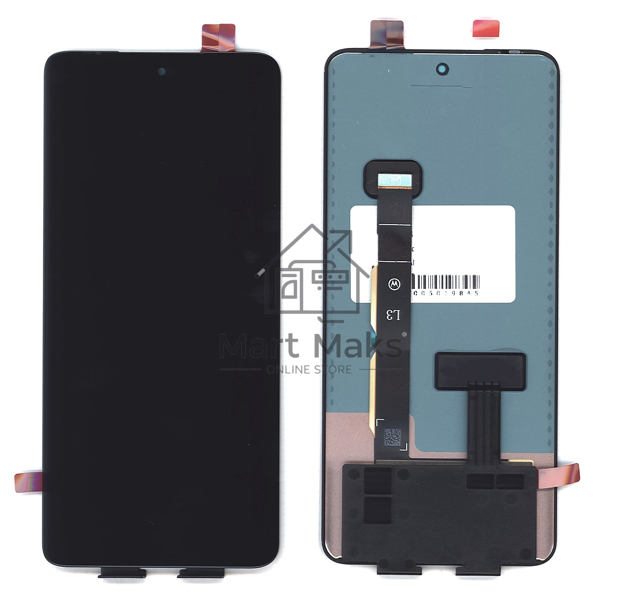 Дисплей для Motorola Edge 40 в сборе с тачскрином черный