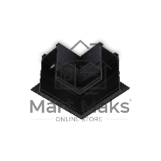 GL1040 BK черный коннектор угловой для встраиваемого шинопровода Magnetic 220V 80*80*47