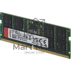 Оперативная память Kingston ValueRAM, DDR5, 32Gb (1x32Gb), 6400MHz, CL52, SO-DIMM