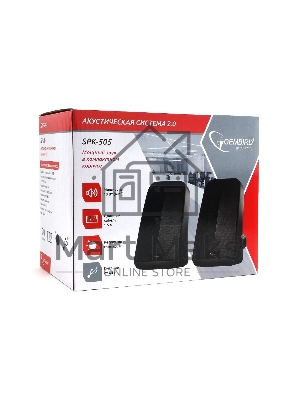 Акустическая система Gembird SPK-505, черный, 10 Вт, рег. громкости, USB-питание