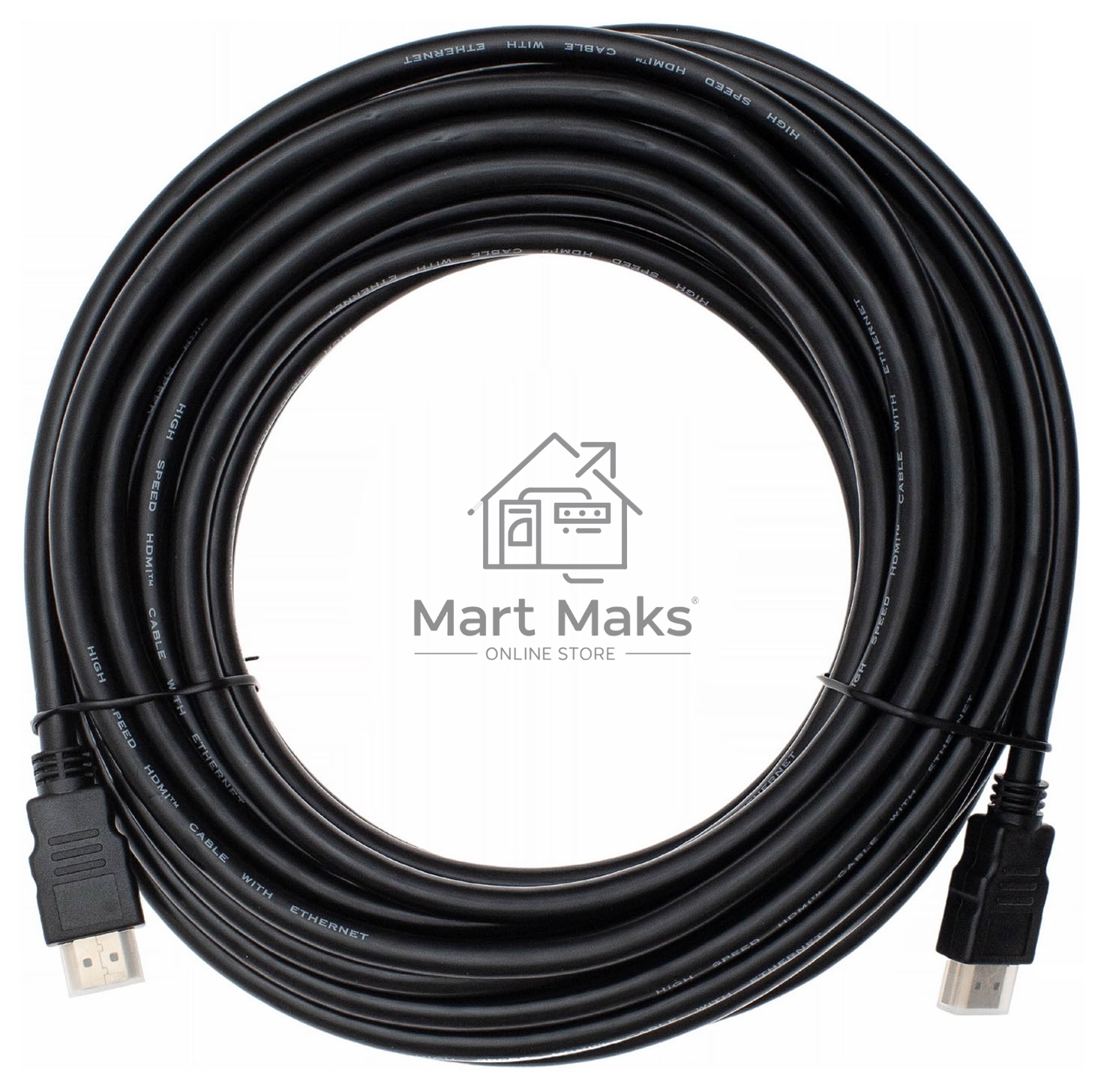 Кабель аудио-видео Cactus CS-HDMI.1.4-7 HDMI (m)/HDMI (m) 7м. Позолоченные контакты черный