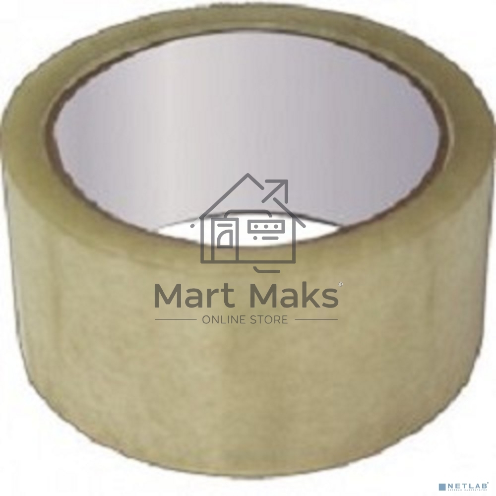 Скотч упаковочный прозрачный РОС 11067, толщина 40 мкр, 48 мм х 140 м