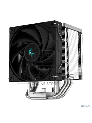 Кулер для процессора DEEPCOOL AK500 серебристый/черный, 120 мм, алюминий/медь, 1850 об/мин, 31.5 дБ, 4 pin, 240 Вт, 158 мм