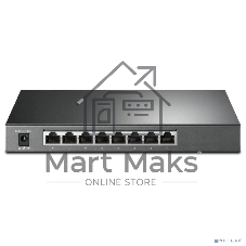Коммутатор TP-Link JetStream 8-Port Gigabit Smart Switch with 4-Port PoE+, 4× Gigabit PoE+ Ports, 802.3at/af, 62 W PoE Power, Desktop Steel CaseIntegration with Omada SDN Controller, 802.1Q VLAN, STP/RSTP/MSTP, IGMP Snooping, 802.1p/DSCP QoS, ACL, 802.1x, Radius/Tac
