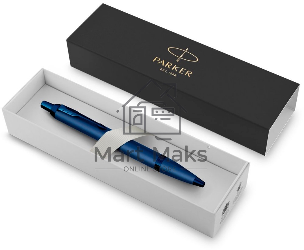 Ручка шариковая Parker IM Monochrome K328 (CW2172966) Blue PVD M, синие чернила, подарочная коробка