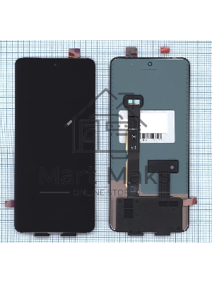 Дисплей для Motorola Edge 40 в сборе с тачскрином черный