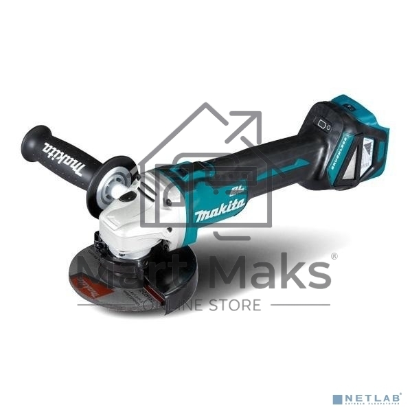 УШМ MAKITA DGA511Z ф125мм, 18В, Li-ion, 3000-8500об\м, 2.3кг, пл пуск, anti-restart, защ от обр.уд