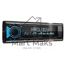 Автомагнитола Prology CMD-340, 1 DIN, Bluetooth, USB Type-A, AUX, пульт ДУ
