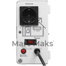 Настенный стабилизатор напряжения SMARTWATT AVR SLIM 1000RW (100W - 260W, 1000VA, 1 кВт, 50 Гц, розеток - 1, LED-дисплей