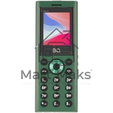 Мобильный телефон BQ 1858 Barrel зеленый/черный