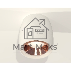 Светильник Ambrella Light XS1141005 SWH/PPG белый песок/золото розовое полированное MR16 GU5.3 (C1141, N7035)