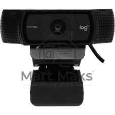 Веб-камера Logitech C920e 1920x1080, 30 кадр/с, USB Type-A, микрофон (2 шт, шумоподавление), автоматическая фокусировка, автоосвещение, шторка приватности, универсальное крепление