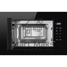 Встраиваемая микроволновая печь Weissgauff HMT-206 Compact Grill черный, 20 л, 700 Вт, переключатели - сенсор